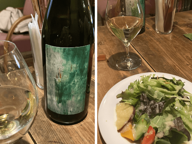 本日のワインをゆったり