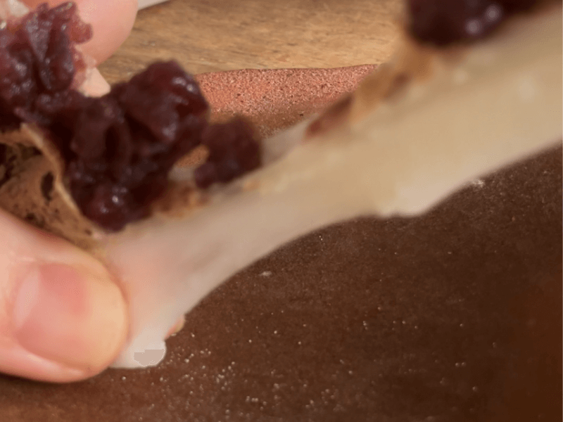 伸びるやきもち