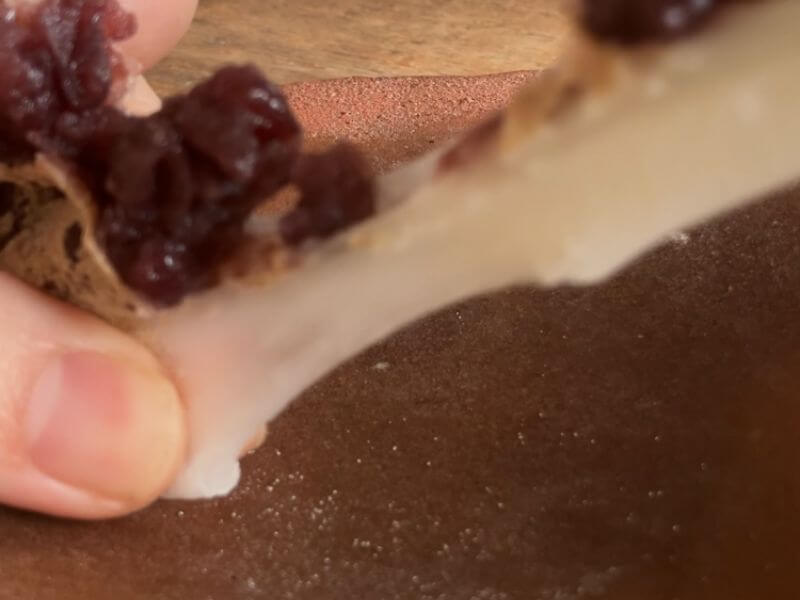 のびーるやきもち