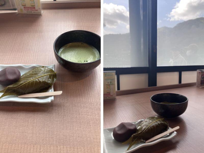 景色のいい店内