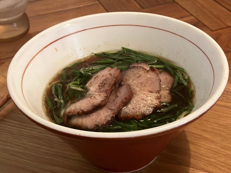 マンボ飯店の焼豚と九条葱の中華そば
