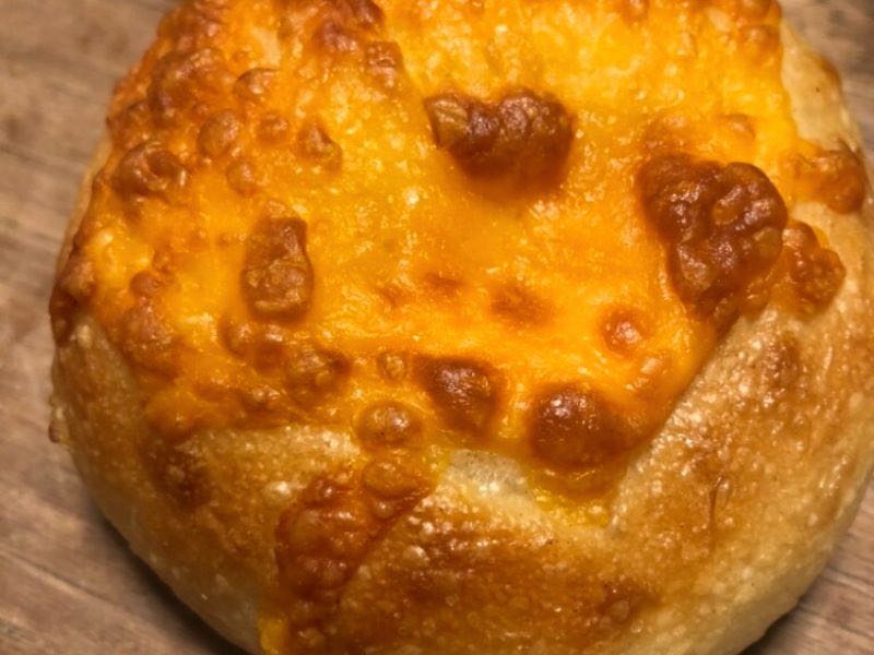 フリップアップのチーズパン