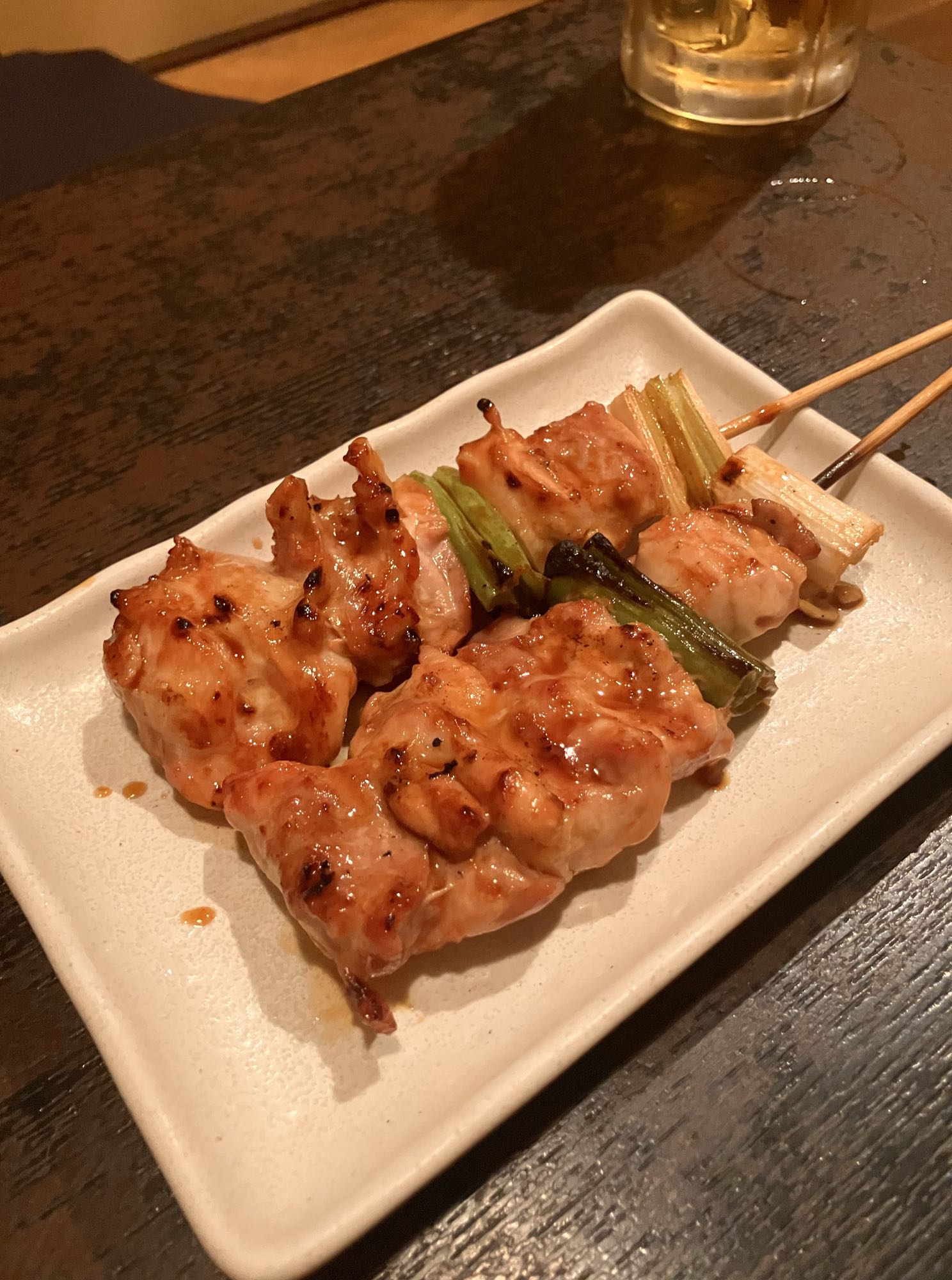 馬耳東風の焼き鳥の盛り合わせ